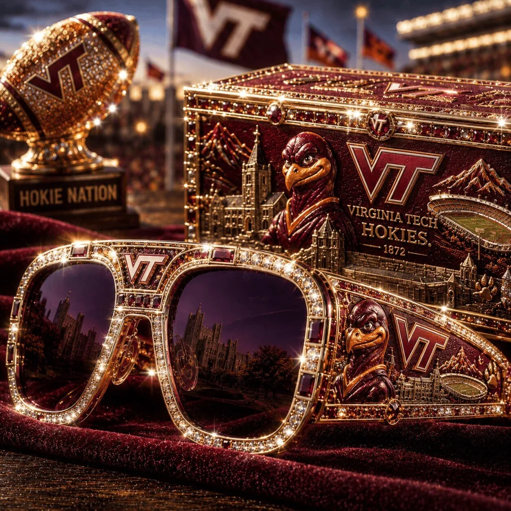 Virginia Tech Hokies Premium Unisex Sunglasses Virginia Tech Hokies Premium Unisex Sunglasses