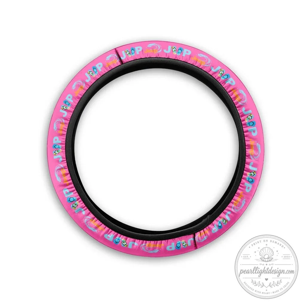 Jeep Beach Flip Flops Pink Steering Wheel Cover 1 Jeep Beach Flip Flops Pink Steering Wheel Cover