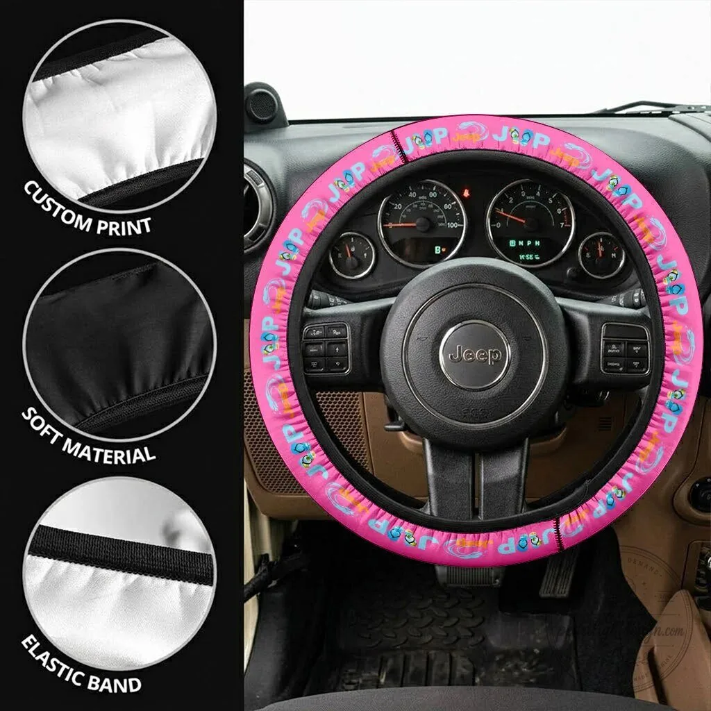 Jeep Beach Flip Flops Pink Steering Wheel Cover 13 Jeep Beach Flip Flops Pink Steering Wheel Cover