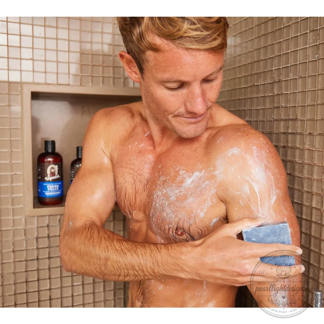 Dr Squatch Fresh Falls Men's Natural Soap and Glacial Falls Cologne Set 9 Dr Squatch Fresh Falls Men