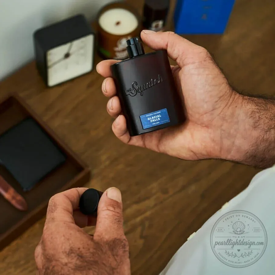 Dr Squatch Fresh Falls Men's Natural Soap and Glacial Falls Cologne Set 10 Dr Squatch Fresh Falls Men