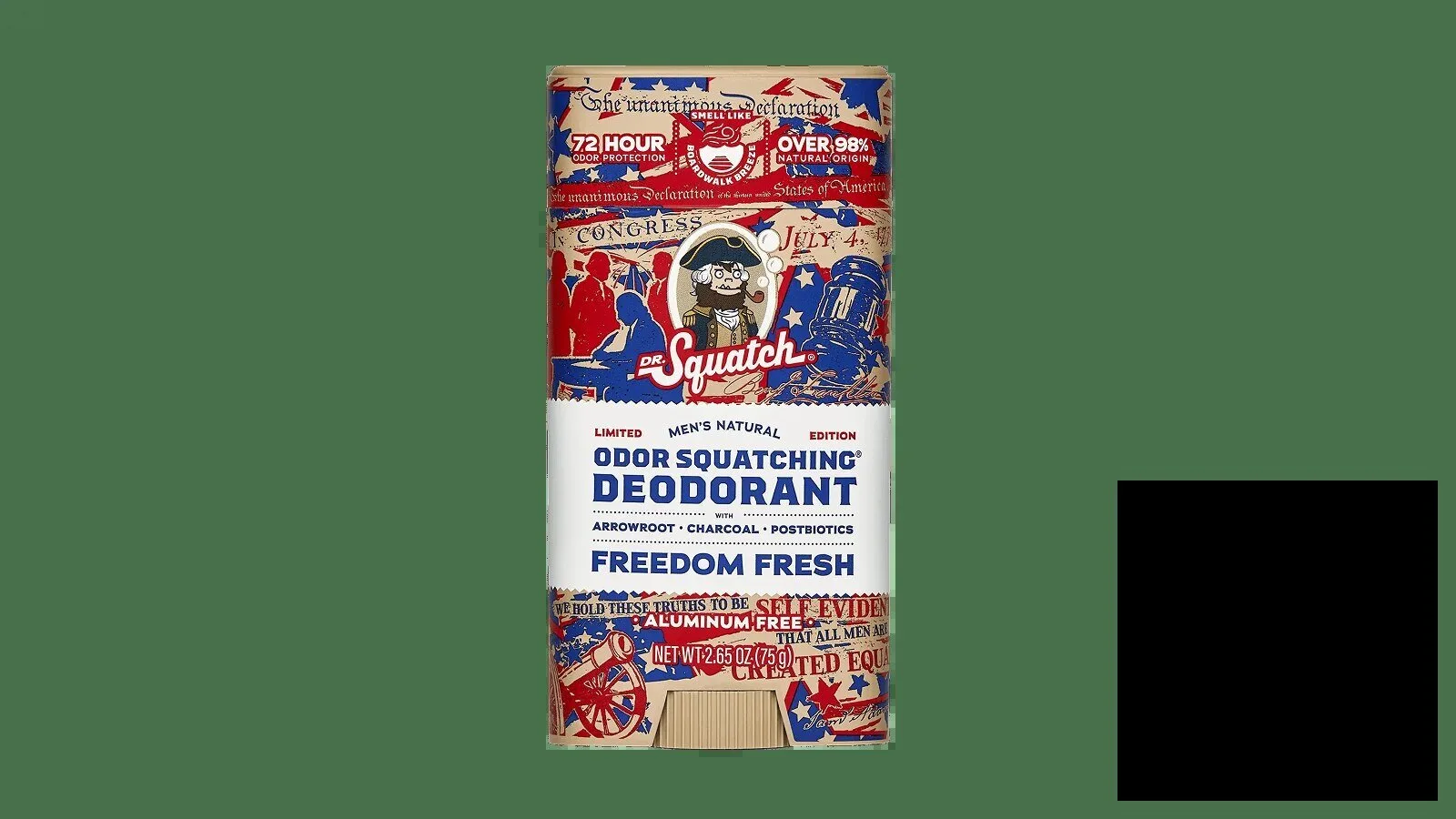 Dr. Squatch Odor Squatching Freedom Fresh Natural Deodorant