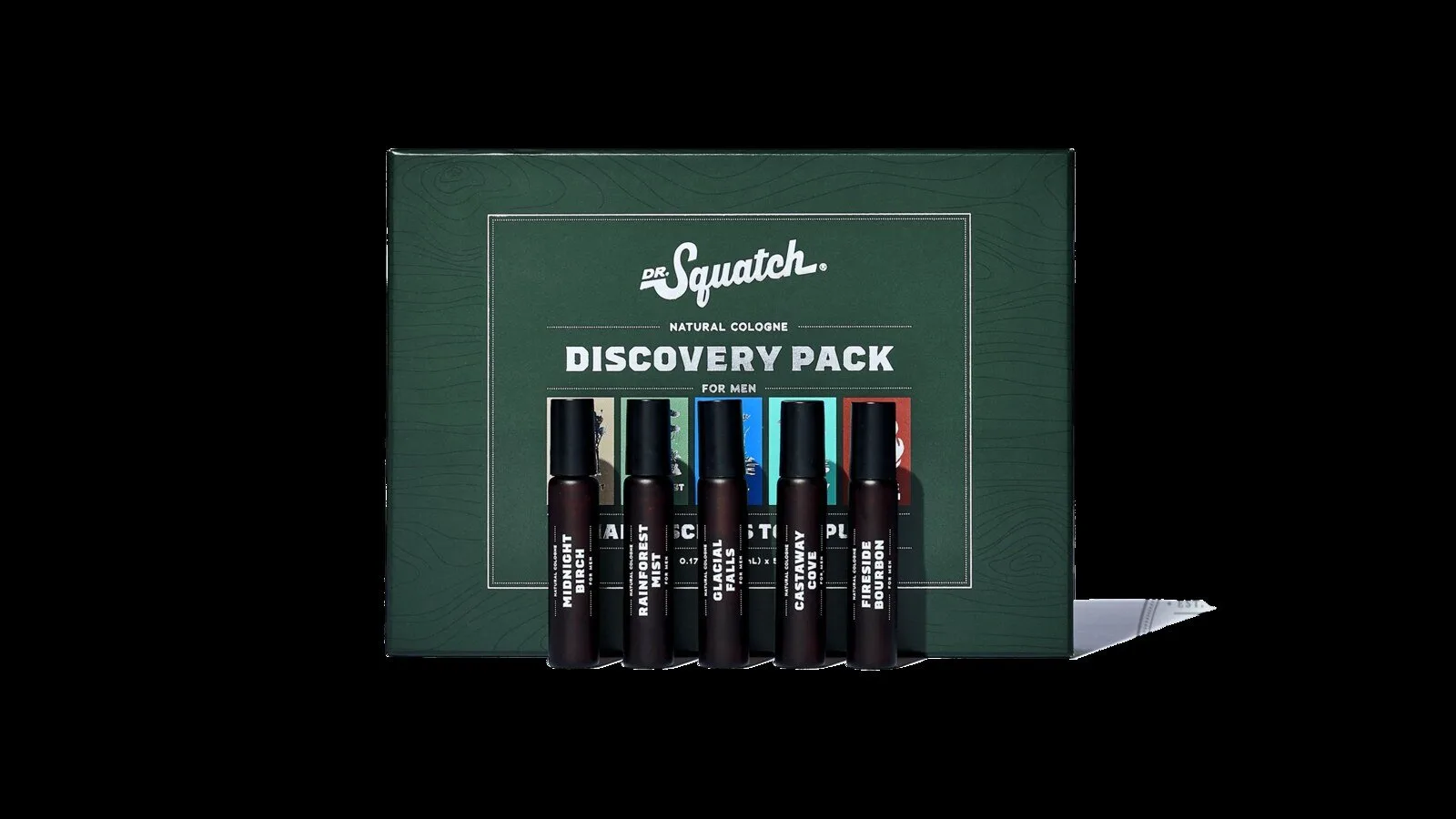 Dr. Squatch Natural Cologne Discovery Pack for Men with Six Scents