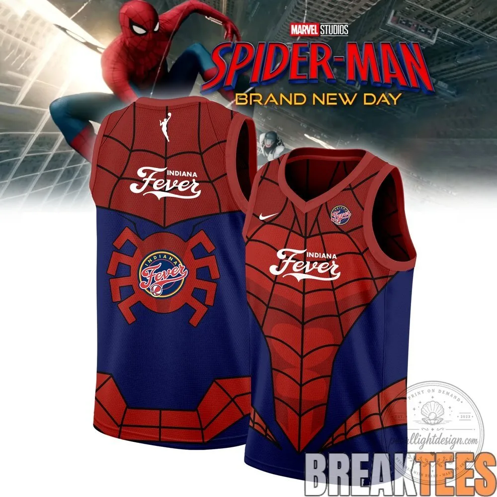 Indiana Fever Spider-Man Basketball Jersey