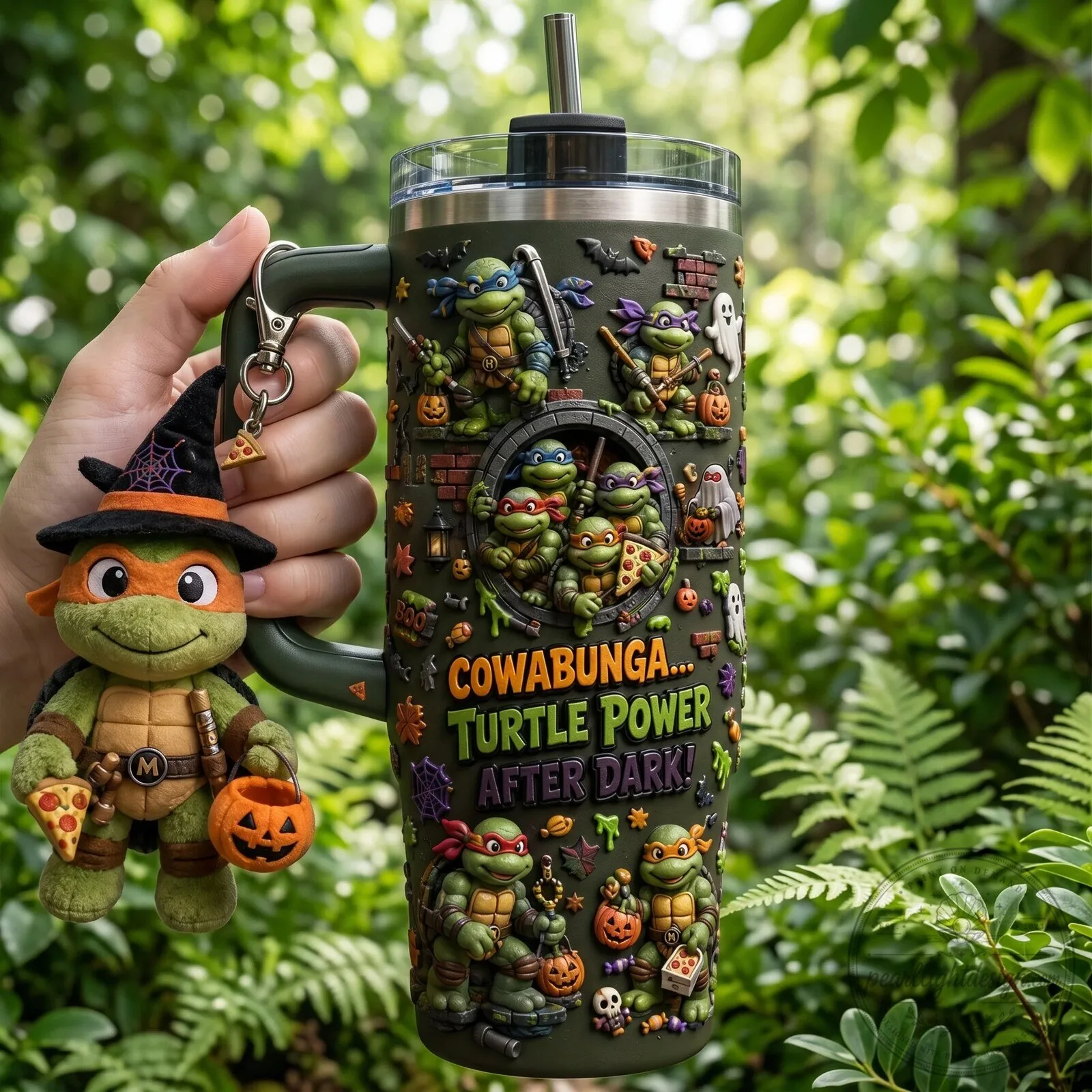 Teenage Mutant Ninja Turtles Halloween Cowabunga Turtle Power After Dark Tumbler 8 Teenage Mutant Ninja Turtles Halloween Cowabunga Turtle Power After Dark Tumbler