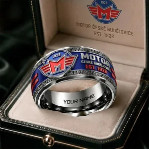 HC Motor České Budějovice Czech Extraliga Ice Hockey Team Ring