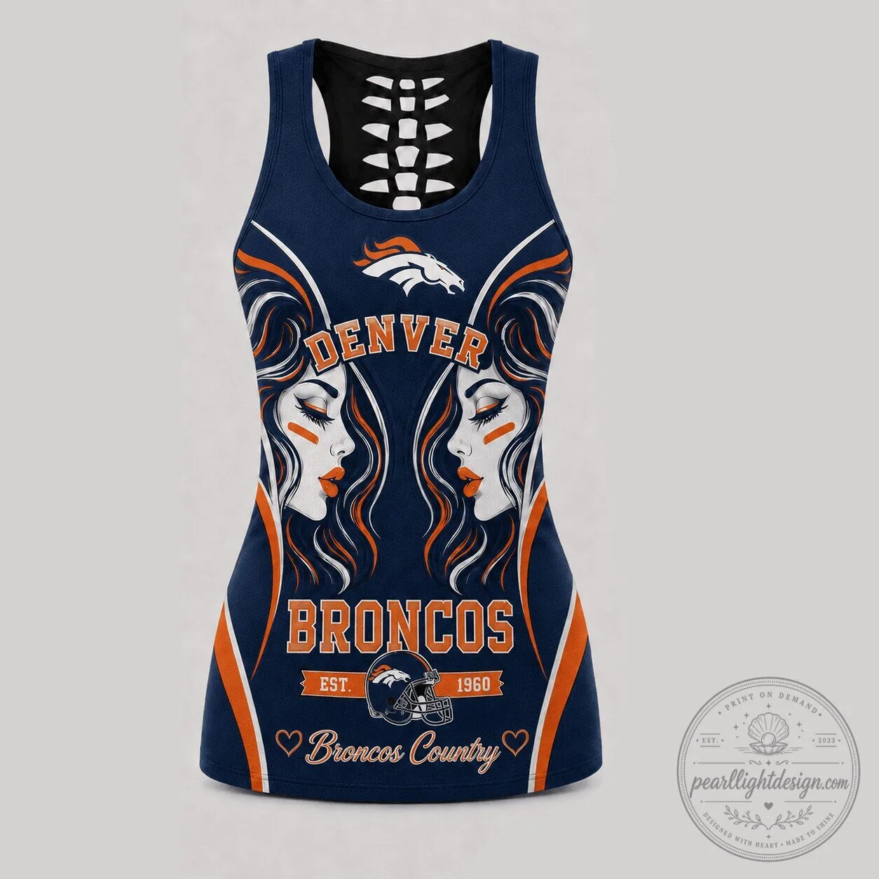 Denver Broncos Football Team Women's Fan Apparel Tank Top 1 Denver Broncos Football Team Women's Fan Apparel Tank Top