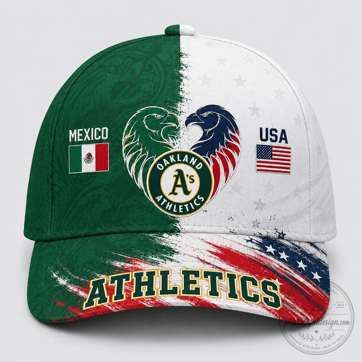 Oakland Athletics Baseball Hat - Mexico vs USA Edition