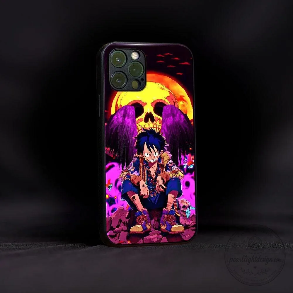 One Piece Monkey D. Luffy Devil Skull iPhone Case 2 One Piece Monkey D. Luffy Devil Skull iPhone Case