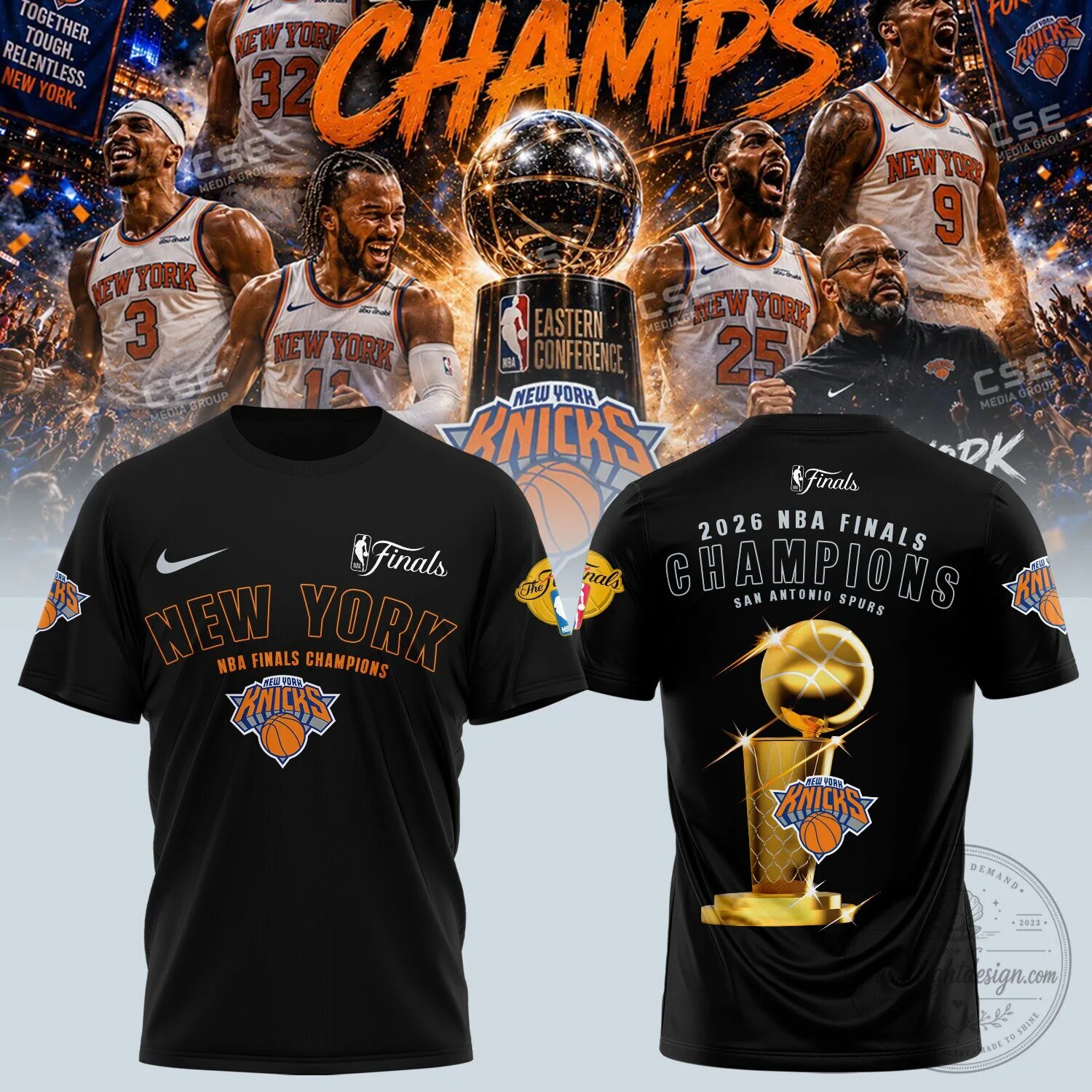 New York Knicks NBA Finals Champions Black T-Shirt 1 New York Knicks NBA Finals Champions Black T-Shirt