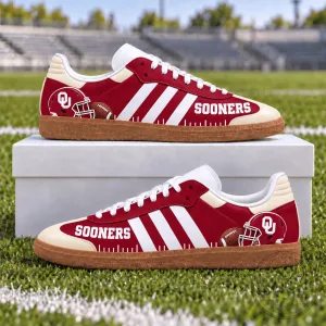 Oklahoma Sooners Football Team Premium Samba Style Shoes