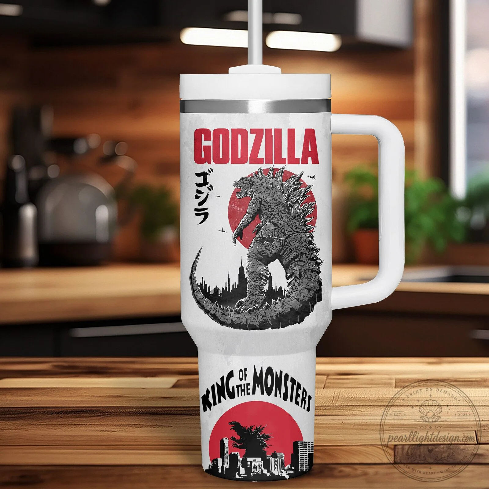 Godzilla King of the Monsters Stanley 40oz Tumbler with Handle 6 Godzilla King of the Monsters Stanley 40oz Tumbler with Handle
