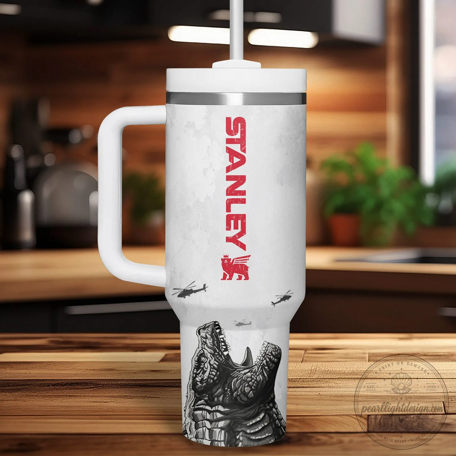 Godzilla King of the Monsters Stanley 40oz Tumbler with Handle 7 Godzilla King of the Monsters Stanley 40oz Tumbler with Handle