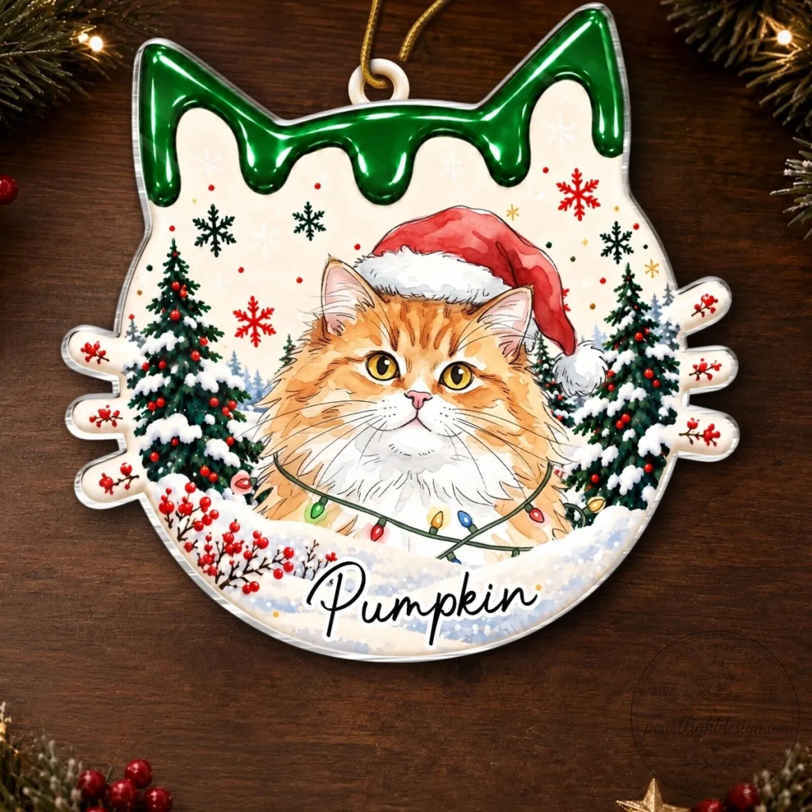 Personalized Christmas Cat Ornament, Custom Pet Photo Holiday Gift for Cat Lovers 12 Personalized Christmas Cat Ornament, Custom Pet Photo Holiday Gift for Cat Lovers