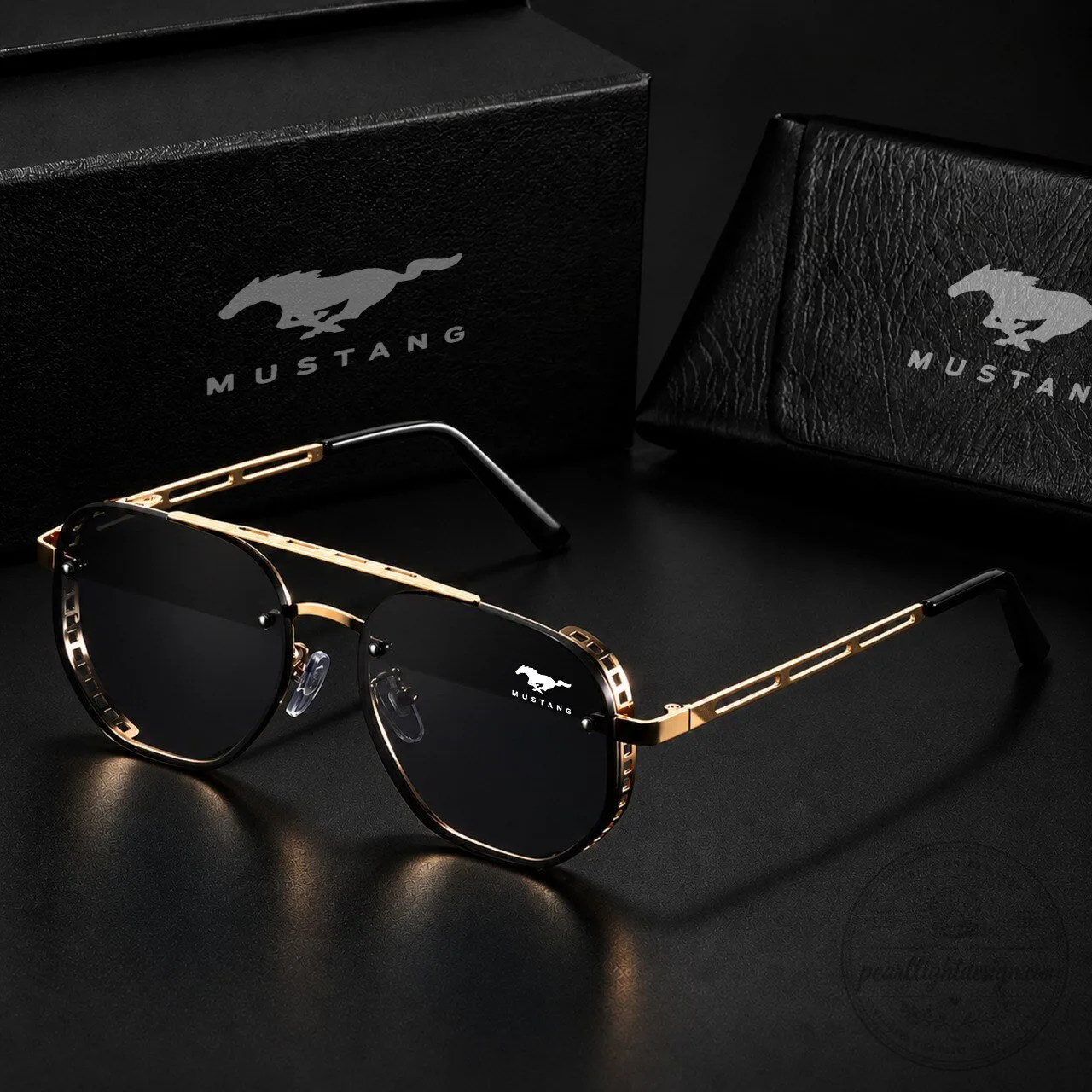 Mustang Special Design Polarized Sunglasses with Gradient Lenses 9 Mustang Special Design Polarized Sunglasses with Gradient Lenses
