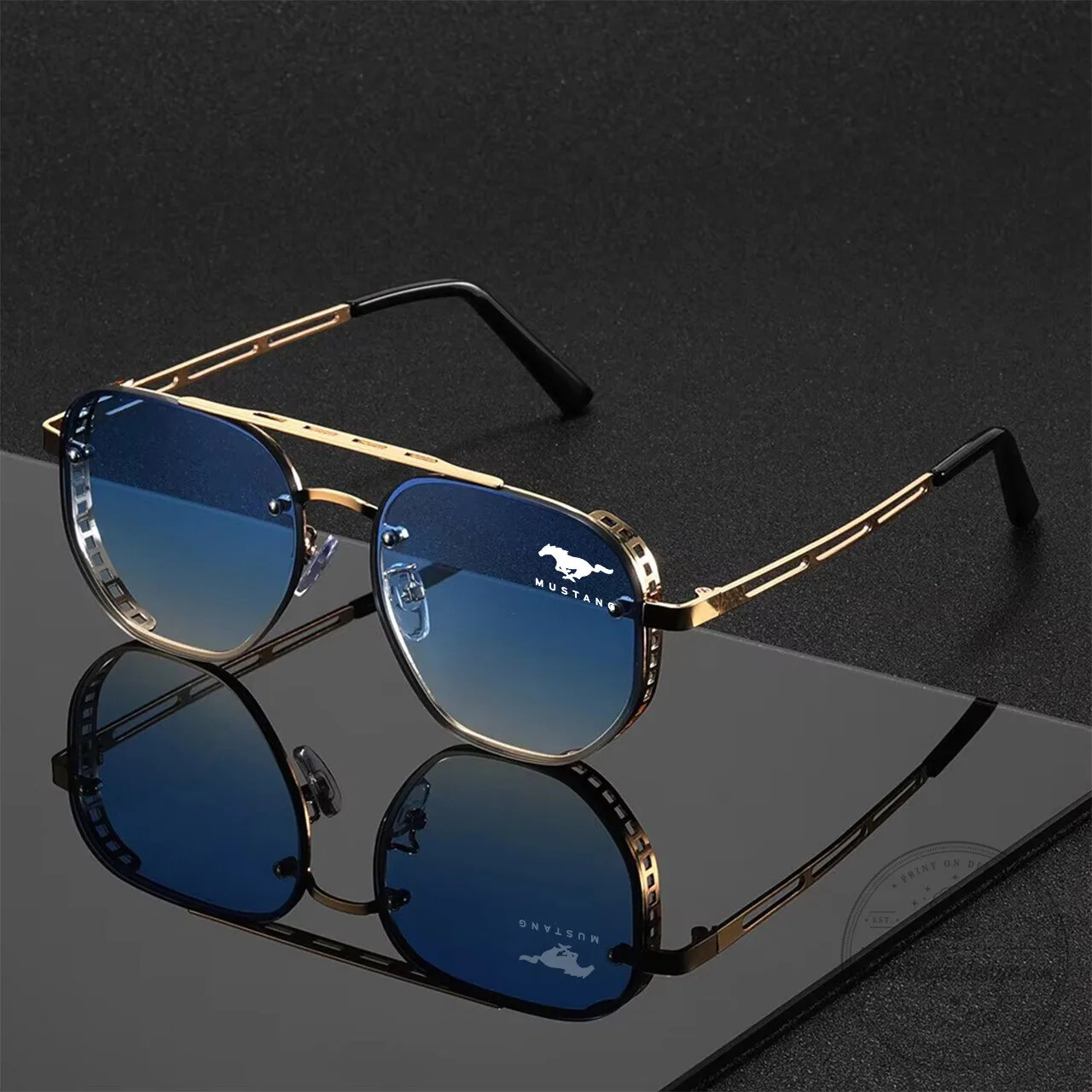 Mustang Special Design Polarized Sunglasses with Gradient Lenses 10 Mustang Special Design Polarized Sunglasses with Gradient Lenses