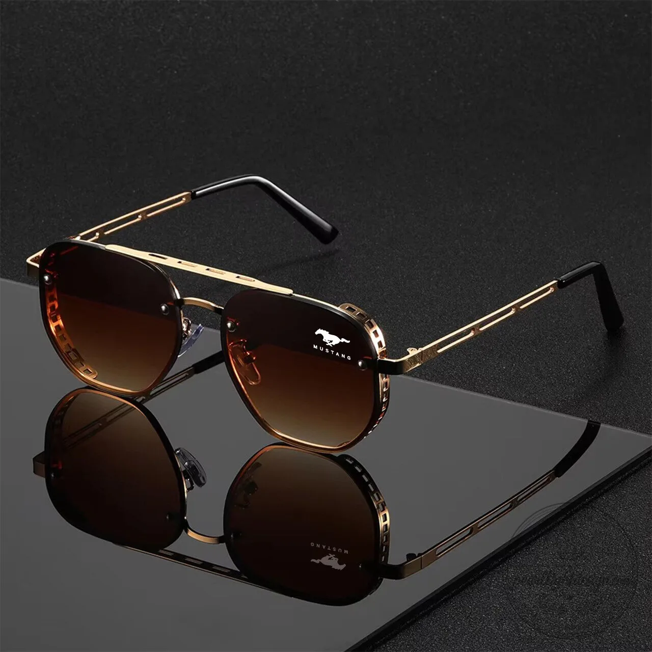 Mustang Special Design Polarized Sunglasses with Gradient Lenses 11 Mustang Special Design Polarized Sunglasses with Gradient Lenses