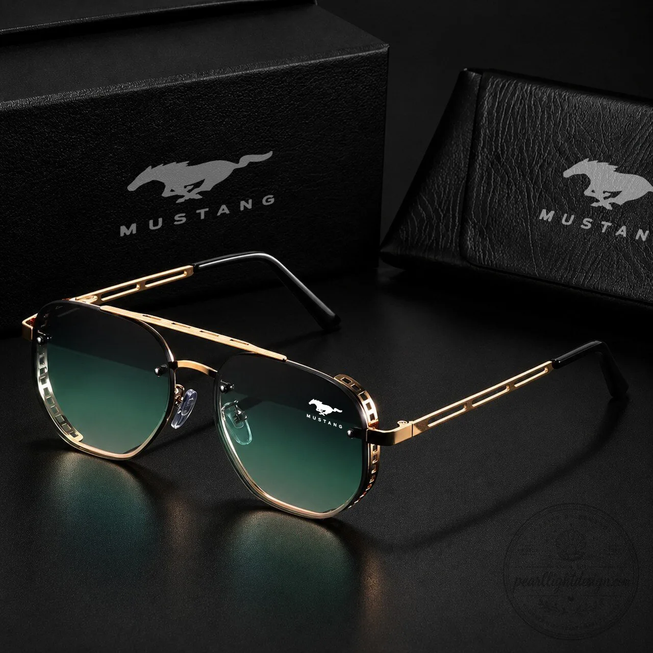 Mustang Special Design Polarized Sunglasses with Gradient Lenses 13 Mustang Special Design Polarized Sunglasses with Gradient Lenses