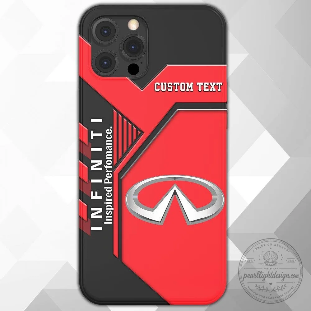 Infiniti Inspired Performance Custom Text Red and Black Phone Case 5 Infiniti Inspired Performance Custom Text Red and Black Phone Case