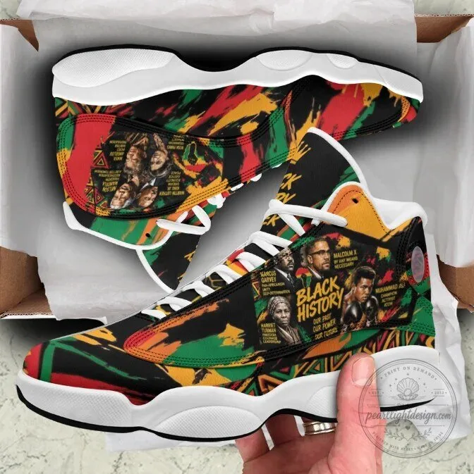 Black History Month African American Leaders Celebration Sneakers