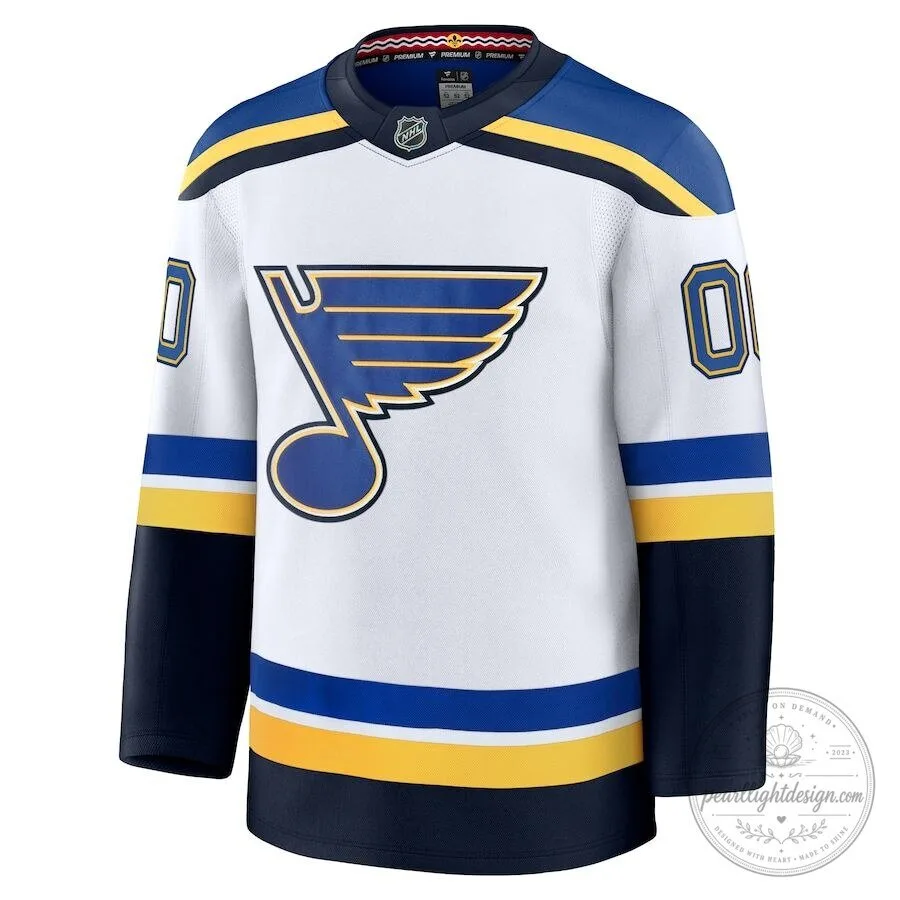 St. Louis Blues National Hockey League Away Team Fanatics Replica Hockey Jersey