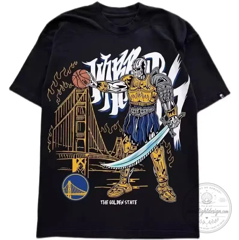 Golden State Warriors Thanos Graphic Basketball Fan Art T-Shirt