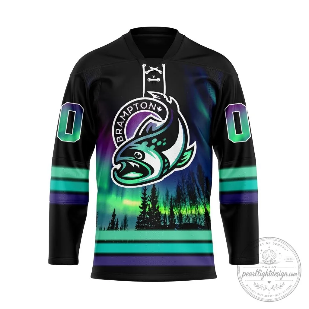 Brampton Steelheads Northern Lights Hockey Jersey