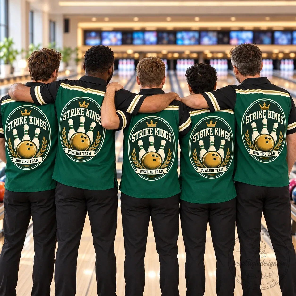 Personalized Bowling Team Retro Button-Up Shirt 11 Personalized Bowling Team Retro Button-Up Shirt