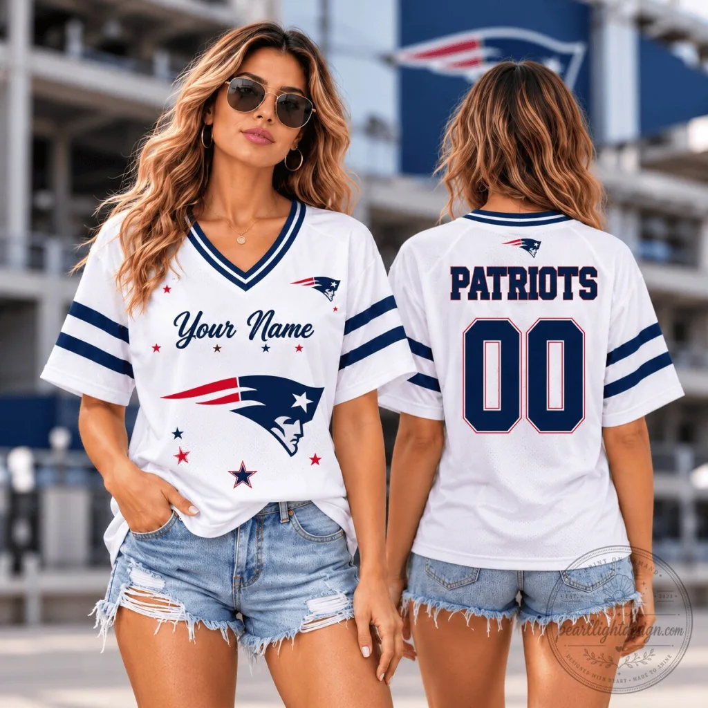 New England Patriots Personalized Football Fan Jersey with Custom Name and Number 33 New England Patriots Personalized Football Fan Jersey with Custom Name and Number