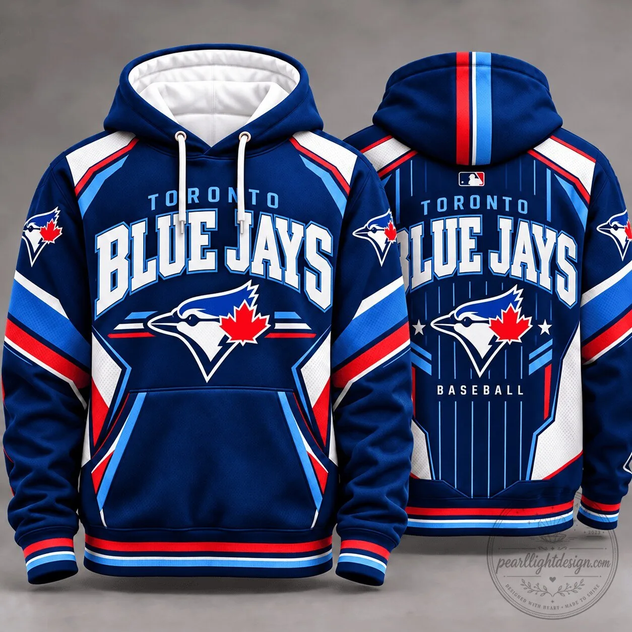 Toronto Blue Jays Baseball Team Logo Fan Apparel Hoodie