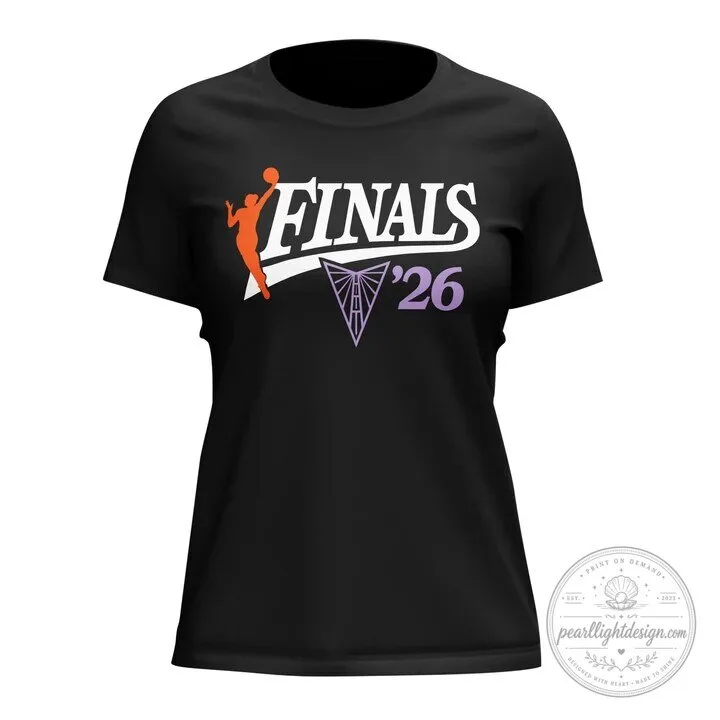 Black T-Shirt featuring the Golden State Valkyries for the 2026 WNBA Finals 8 Black T-Shirt featuring the Golden State Valkyries for the 2026 WNBA Finals