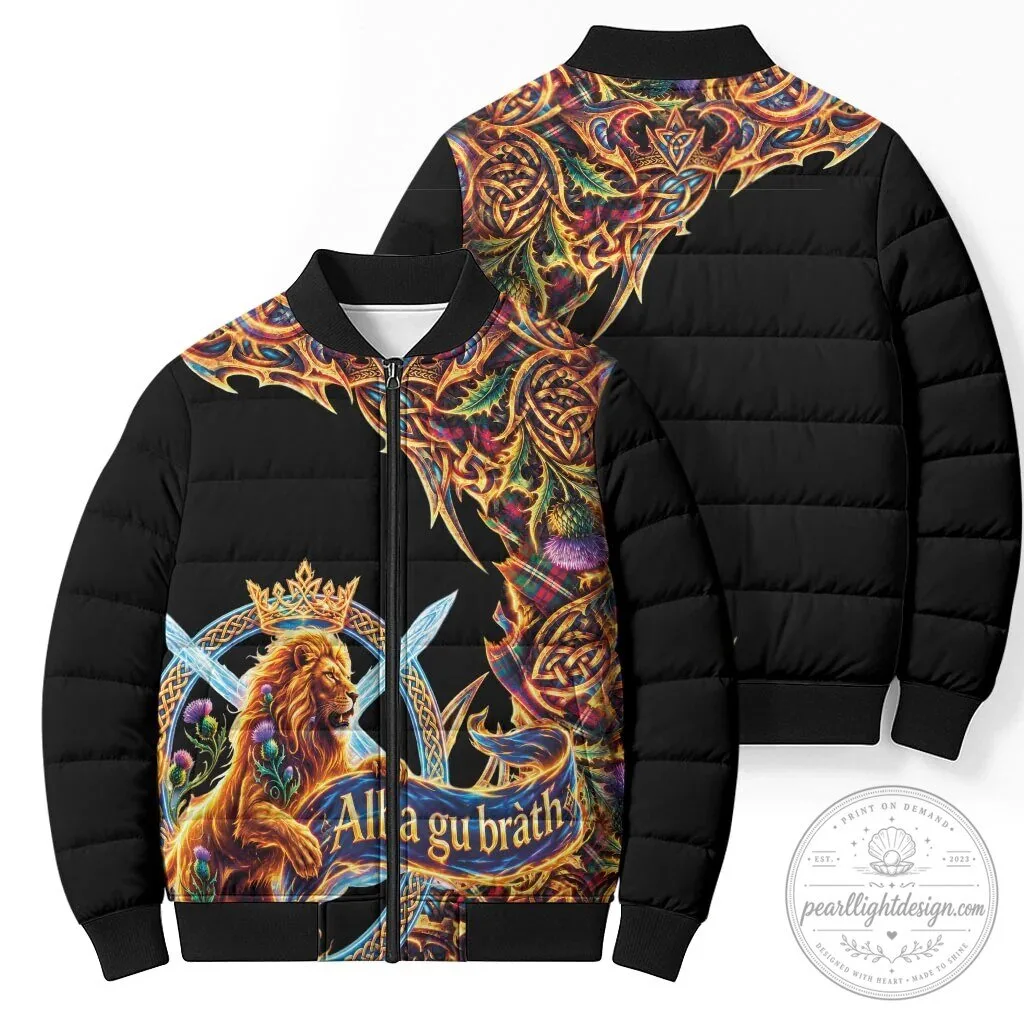 Scotland Forever Celtic Lion All Gu Brath Bomber Jacket 11 Scotland Forever Celtic Lion All Gu Brath Bomber Jacket