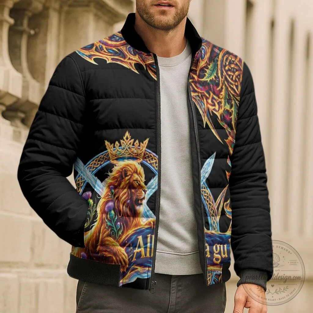 Scotland Forever Celtic Lion All Gu Brath Bomber Jacket 12 Scotland Forever Celtic Lion All Gu Brath Bomber Jacket