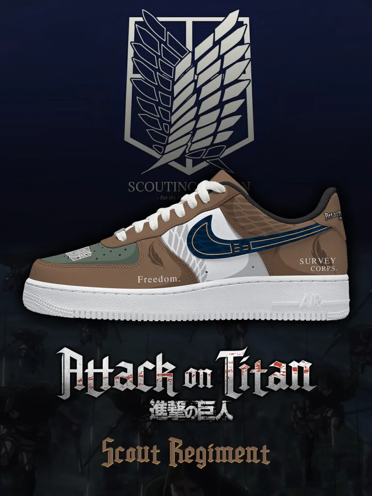 Attack on Titan Scout Regiment Anime Fan Art Custom Shoes 59 Attack on Titan Scout Regiment Anime Fan Art Custom Shoes