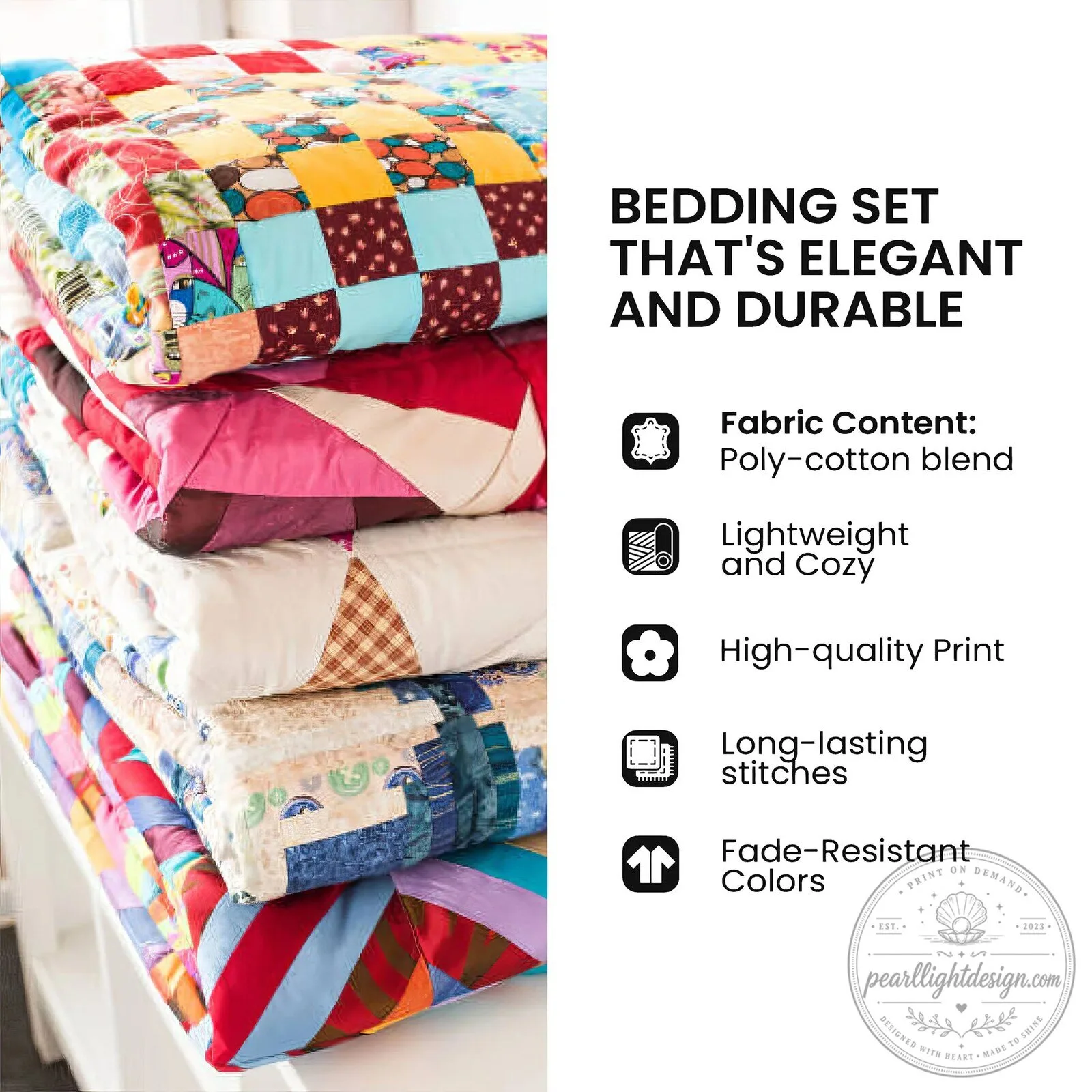 Rustic Bear Mountain Patchwork Quilted Bedding Set 9 Rustic Bear Mountain Patchwork Quilted Bedding Set
