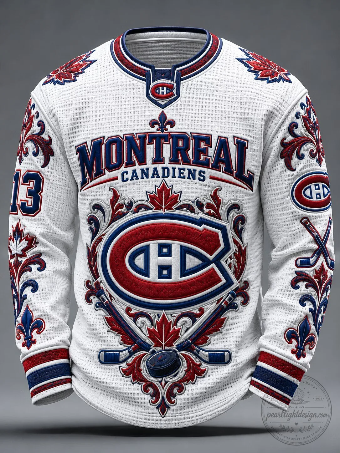 Montreal Canadiens Hockey Team Red White Blue Fan Jersey 1 Montreal Canadiens Hockey Team Red White Blue Fan Jersey