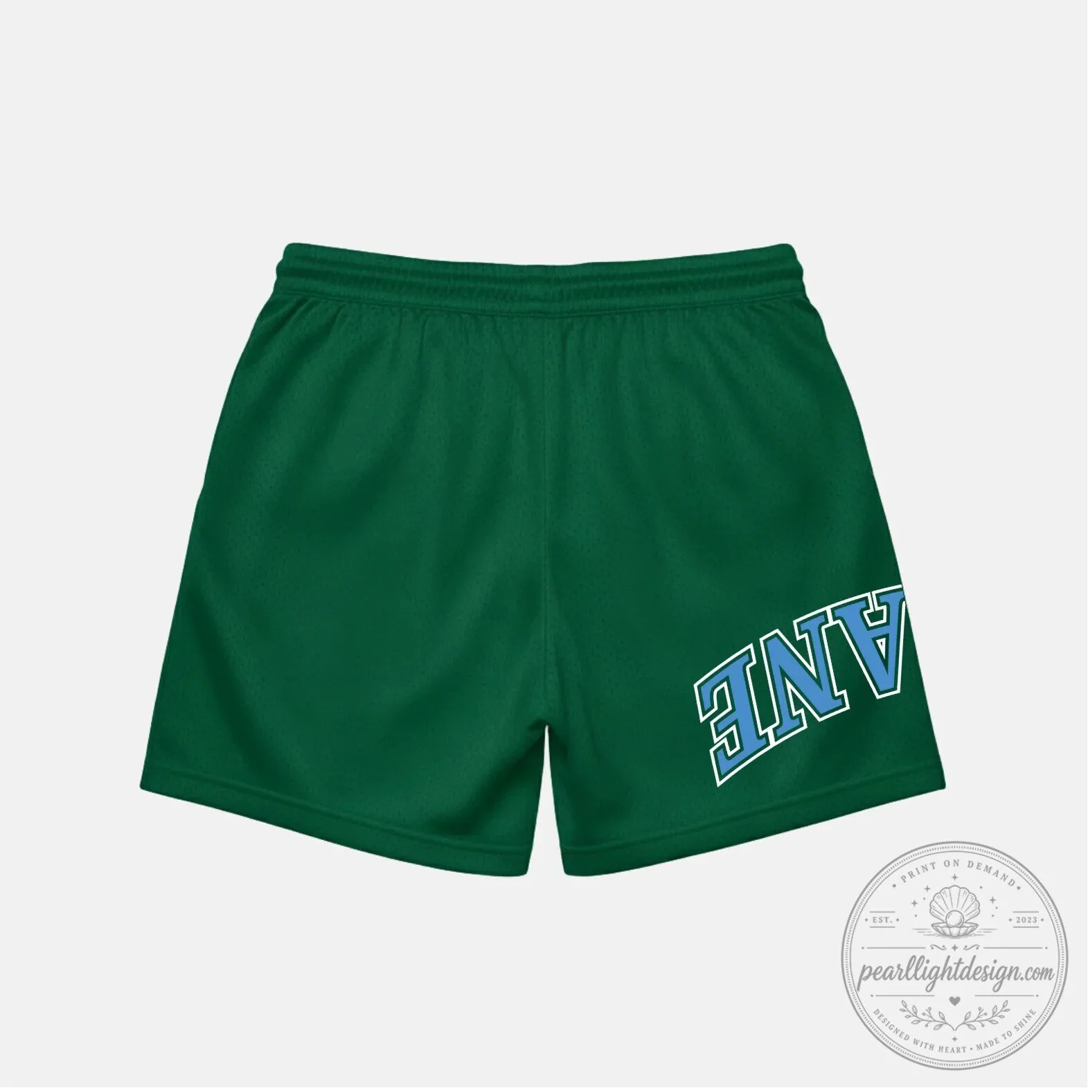 Tulane University Green Mesh Athletic Shorts 7 Tulane University Green Mesh Athletic Shorts