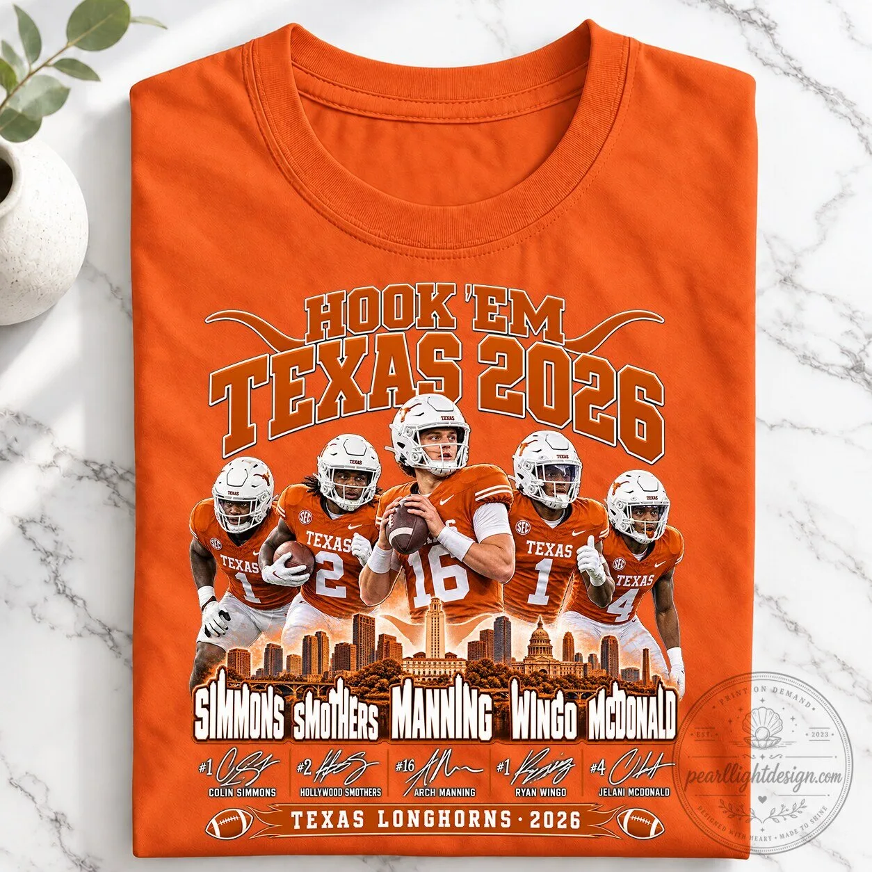 Texas Longhorns Football Team Hook Em 2026 College Sports T-Shirt 3 Texas Longhorns Football Team Hook Em 2026 College Sports T-Shirt