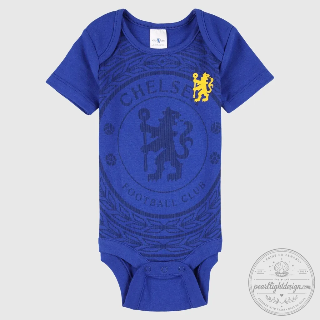 Chelsea Football Club Infant Baby Bodysuit Blue Soccer Fan Apparel
