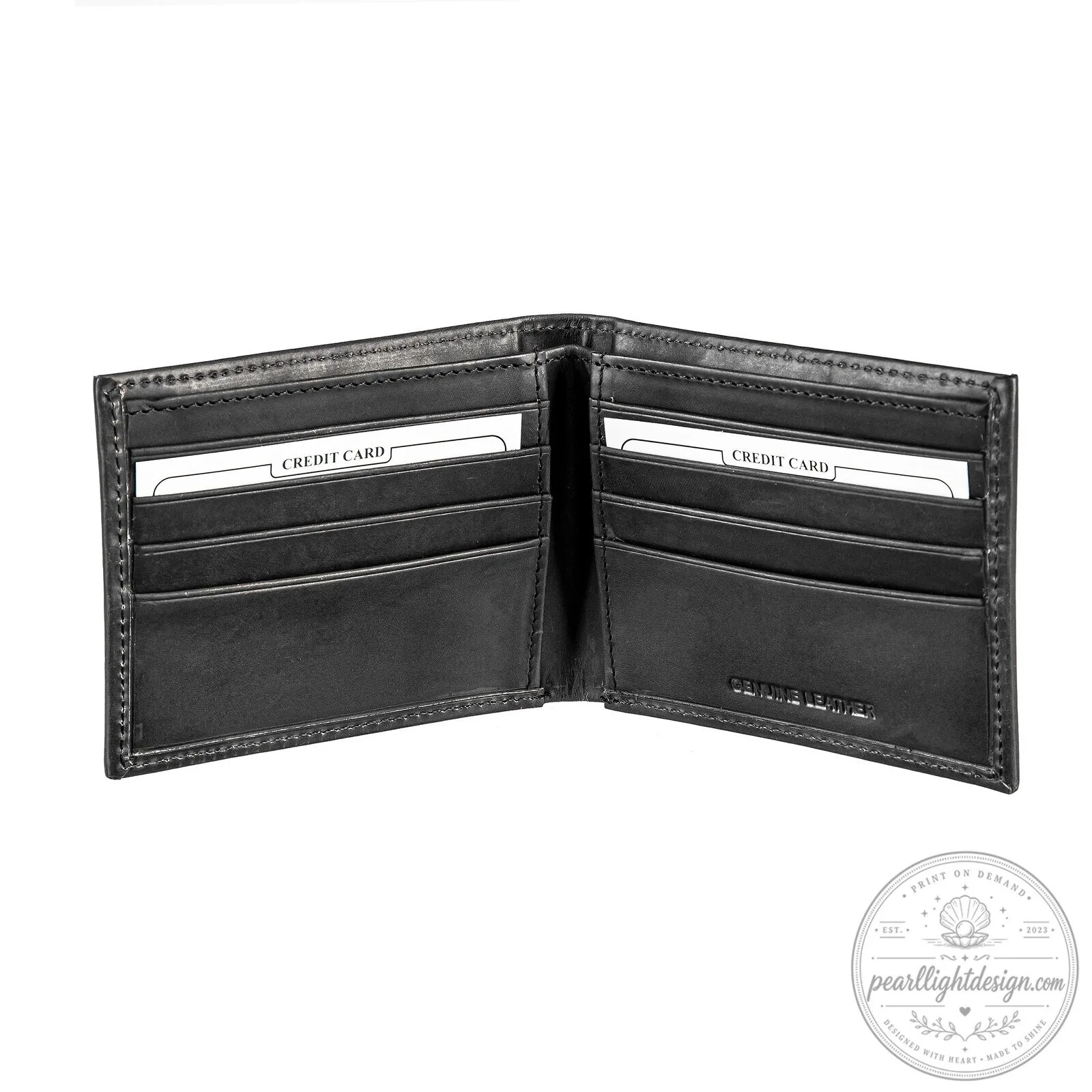 Seattle Kraken Official NHL Hockey Team Logo Black Bi-Fold Wallet 9 Seattle Kraken Official NHL Hockey Team Logo Black Bi-Fold Wallet